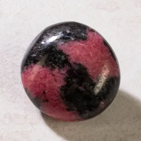 Rhodonite Palm Stone