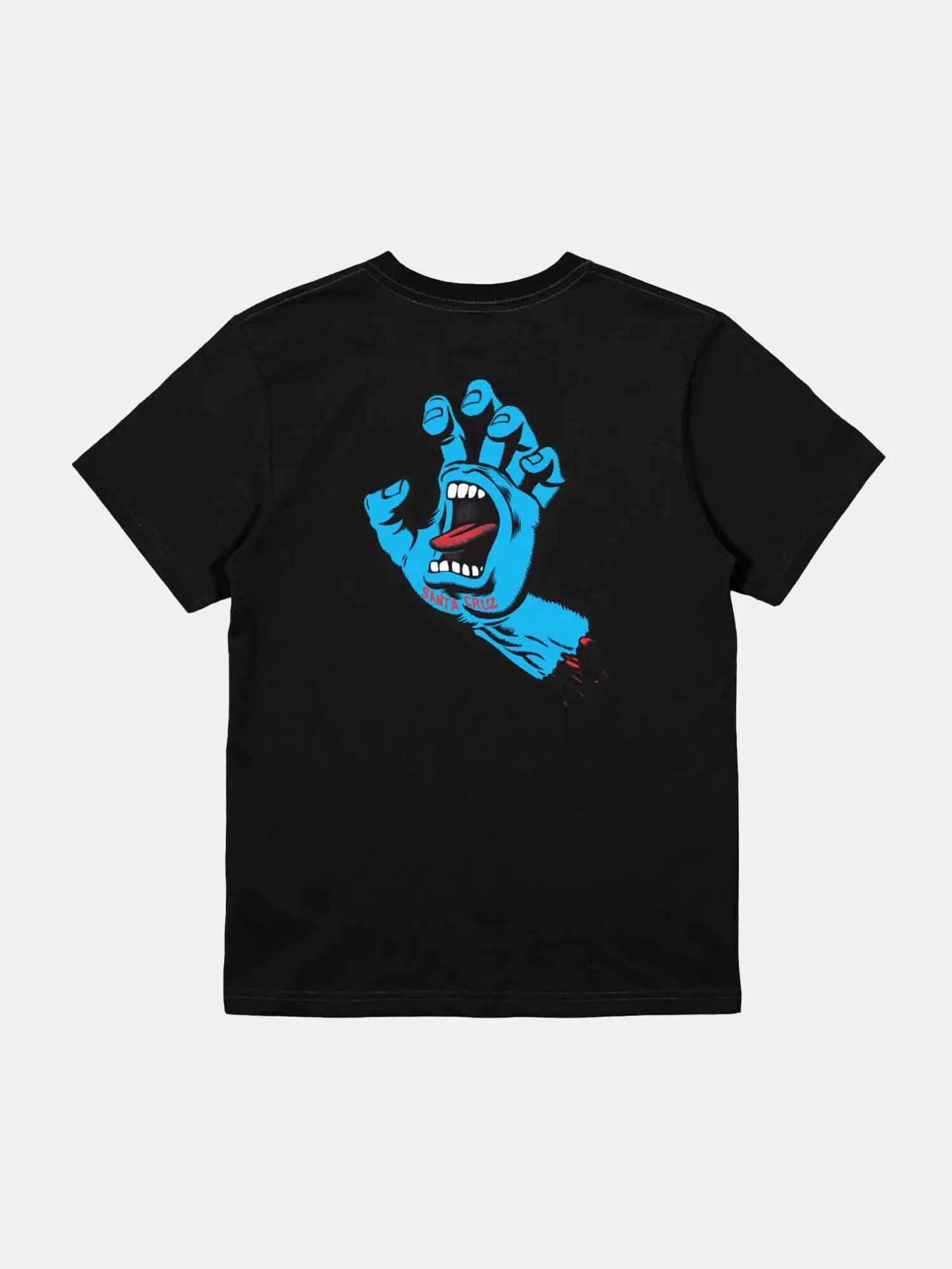 Santa Cruz Youth Opus Screaming Hand Tee - Black / Red