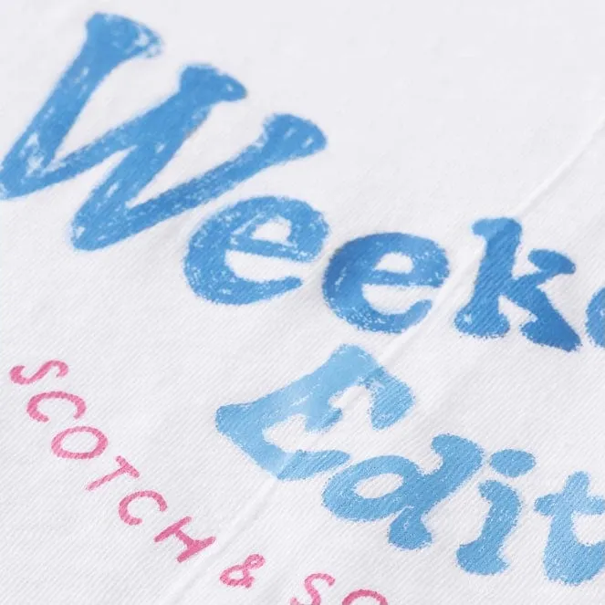 Scotch & Soda Weekend Edition Pocketed Tee (White) 172305