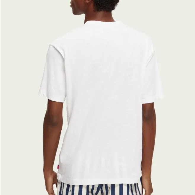 Scotch & Soda Weekend Edition Pocketed Tee (White) 172305