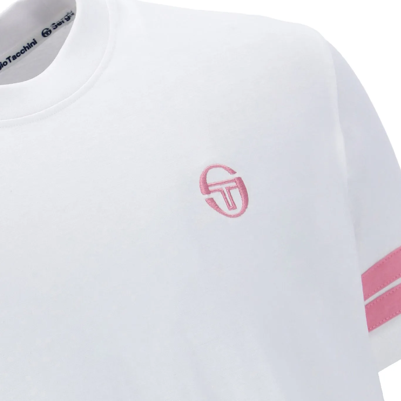 Sergio Tacchini Grello T-Shirt White/Pink