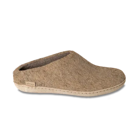 Slip-on with Leather Sole - Sand