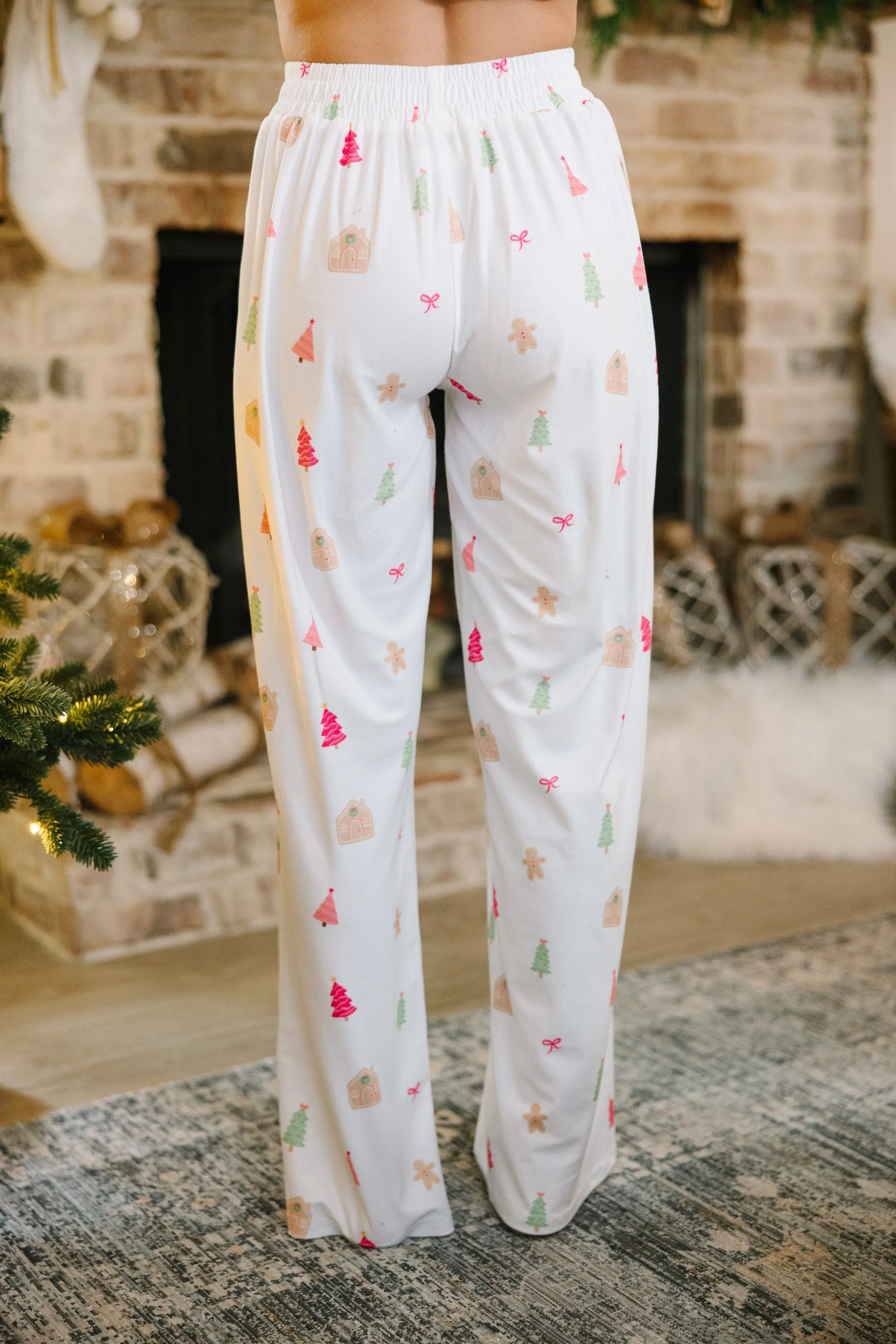 Staying In Gingerbread L/S Pajama Set