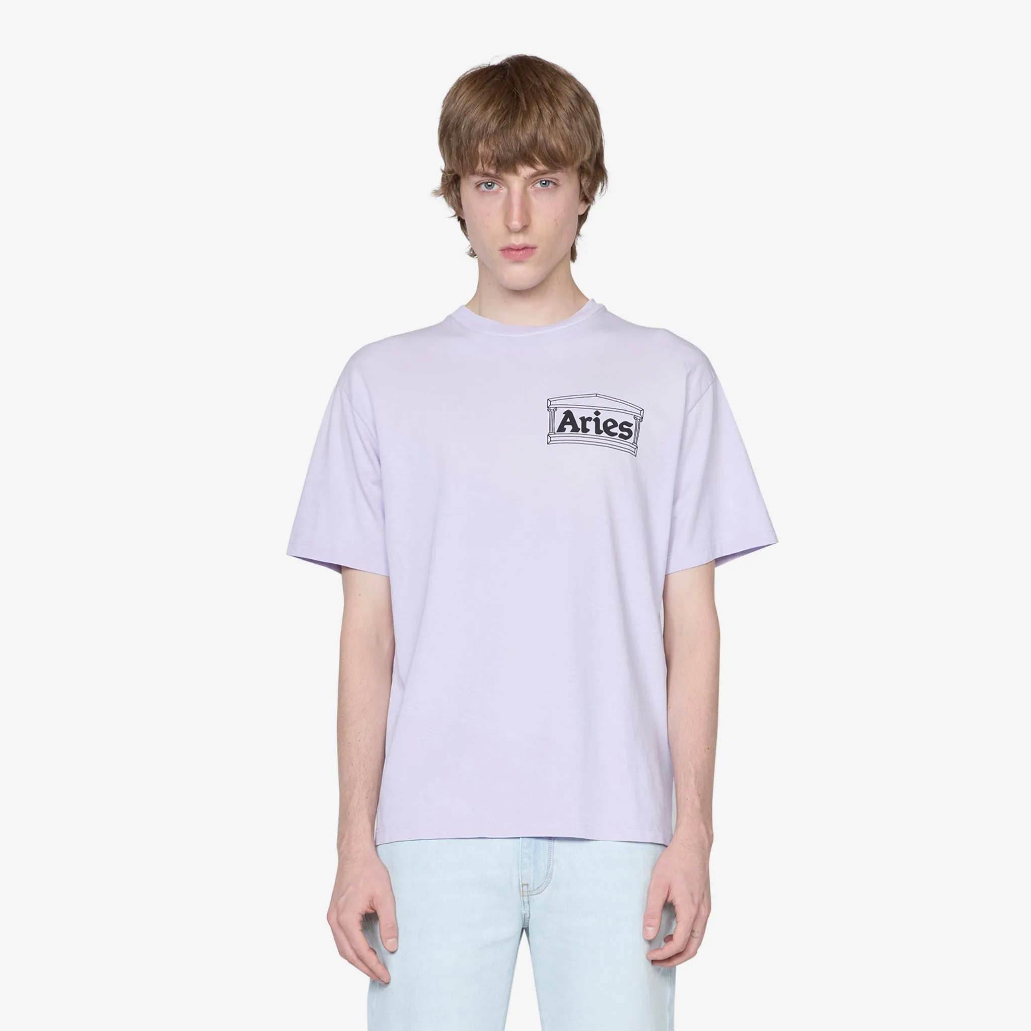 Sunbleached Temple Short Sleeve T-Shirt Purple