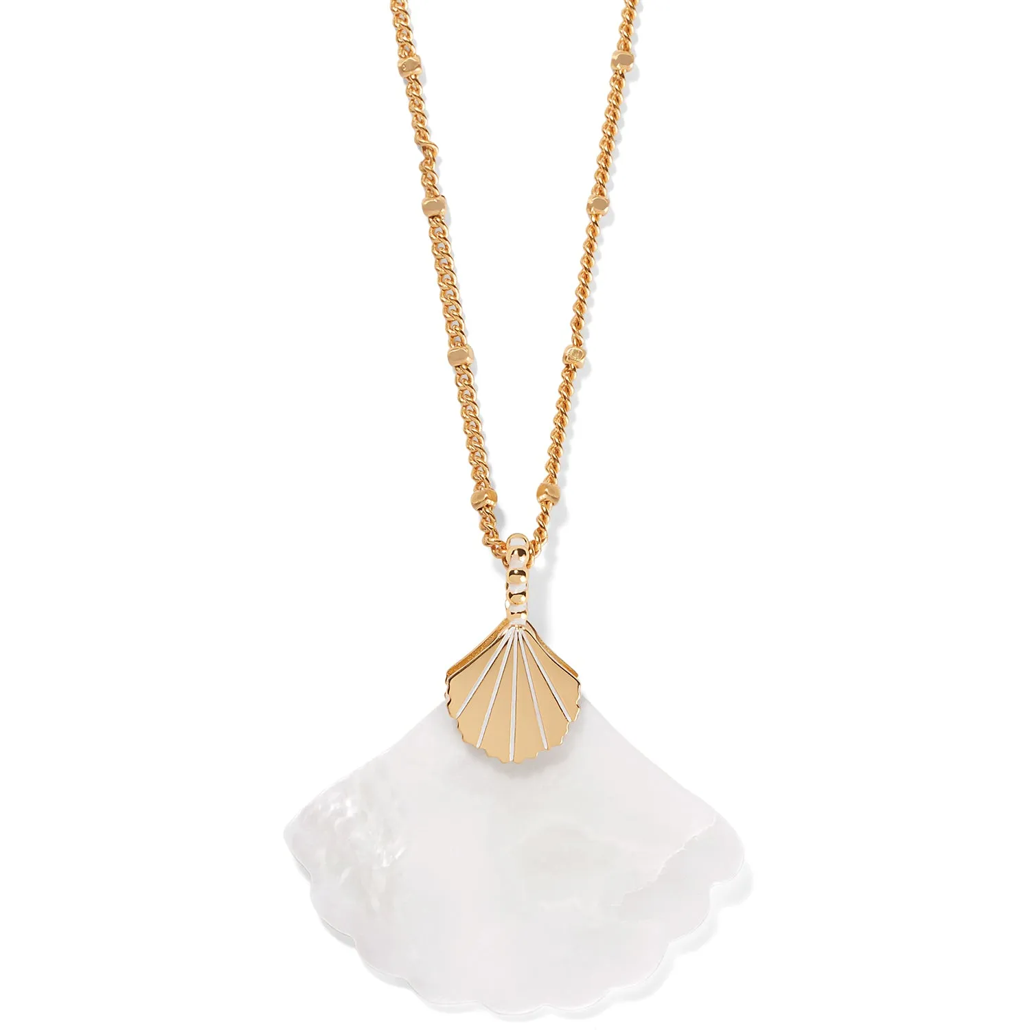 Sunset Cove Mother Of Pearl Shell Necklace