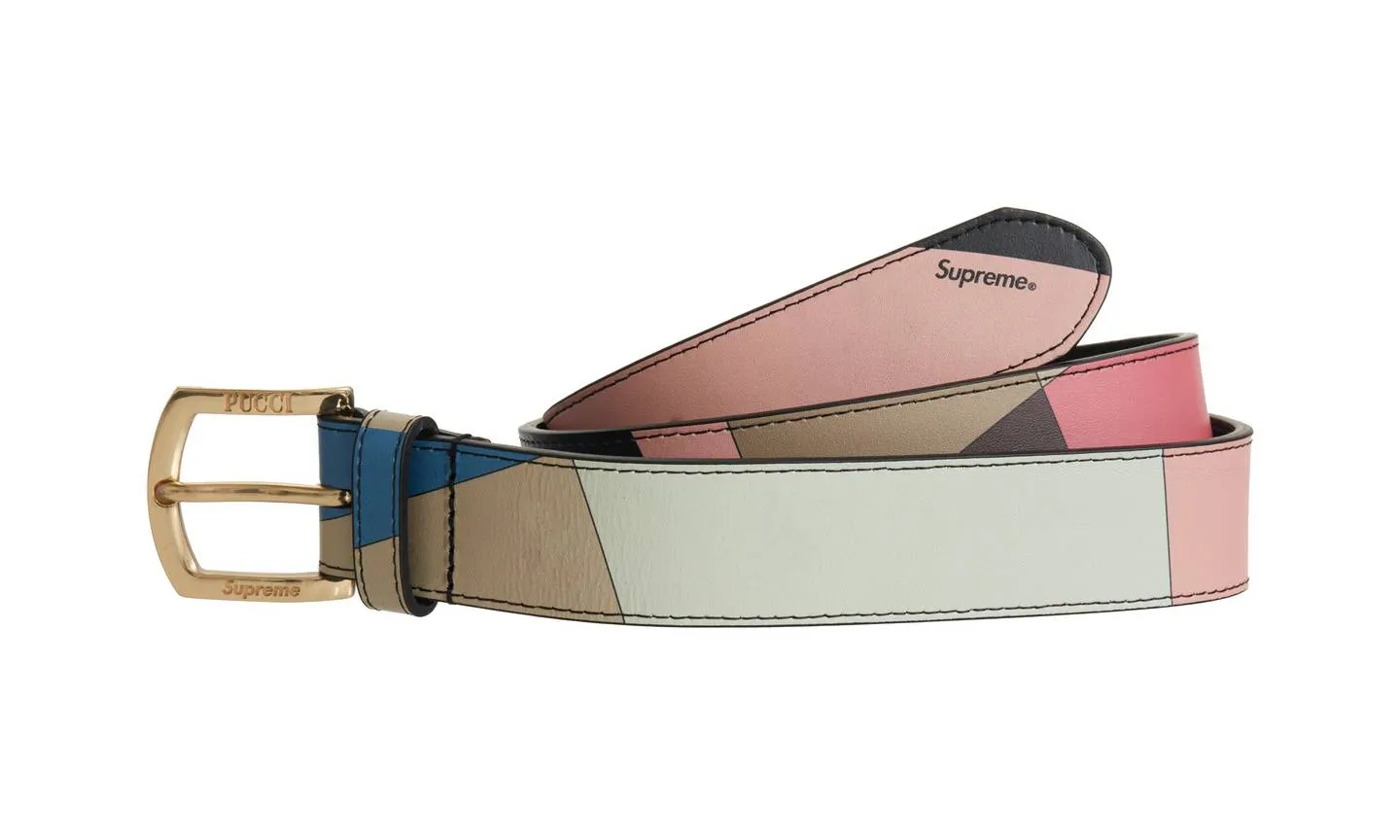 Supreme Emilio Pucci Belt Dusty Pink