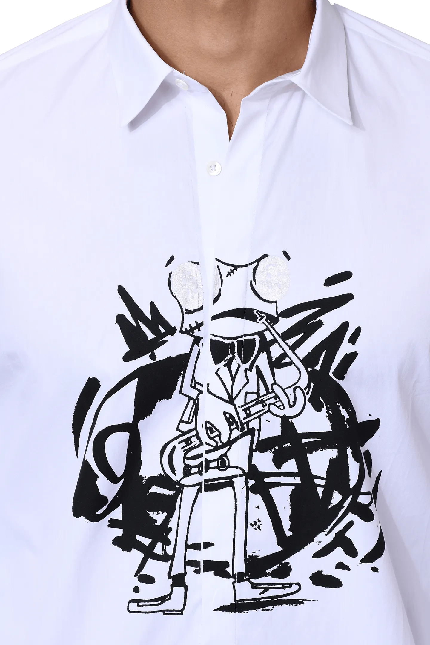 The White Froggin' Musical Shirt