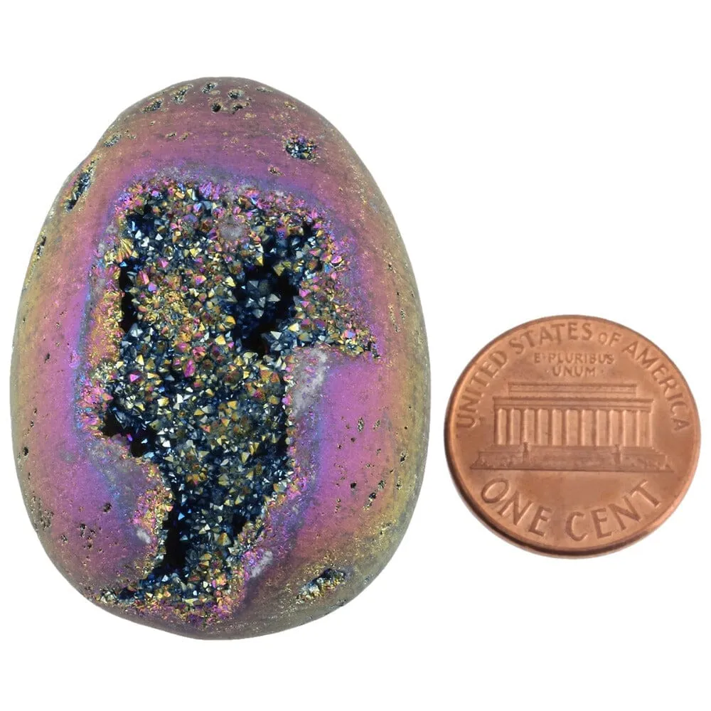 Titanium Coated Geode