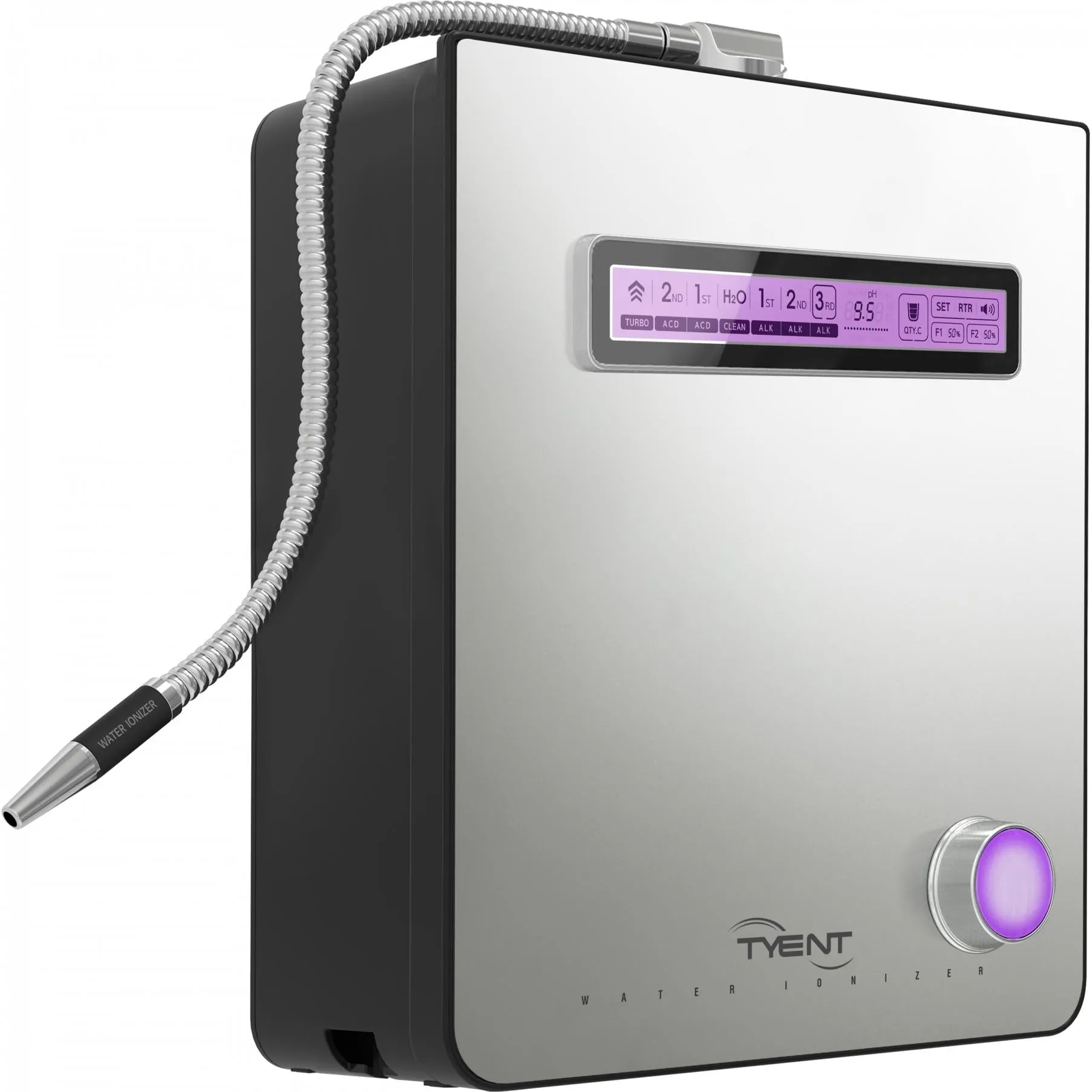 Tyent EDGE-9000 TURBO Above-Counter 9-Plate Water Ionizer