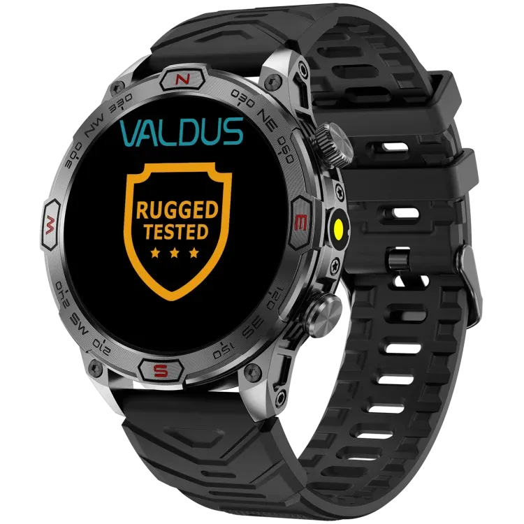 VALDUS 1.43 Inch AMOLED Screen Android Phone Smart Watch Heart Rate Blood Pressure Blood Oxygen Monitoring VD36 PRO Smart Watch