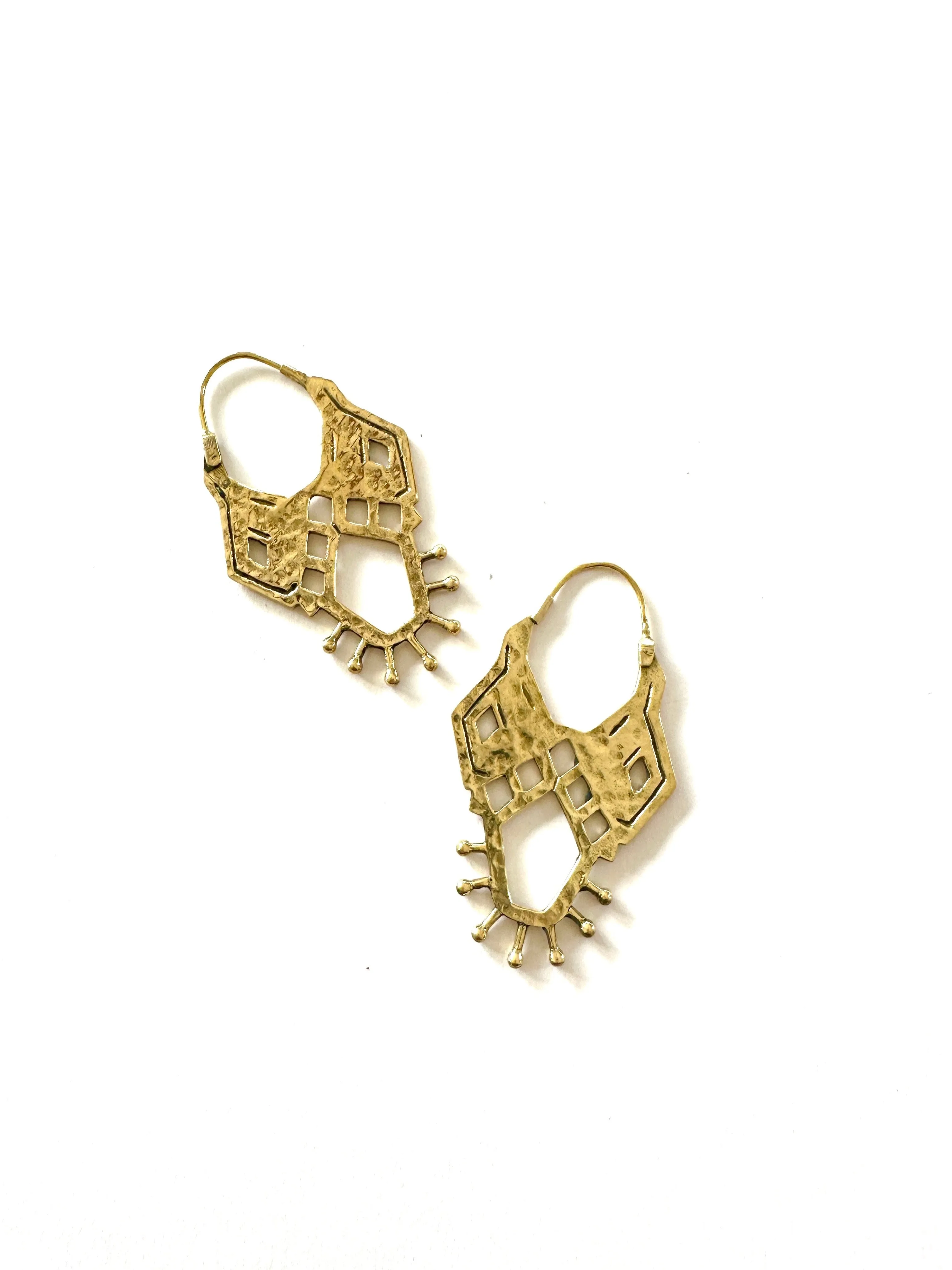 Valini Brass Earring