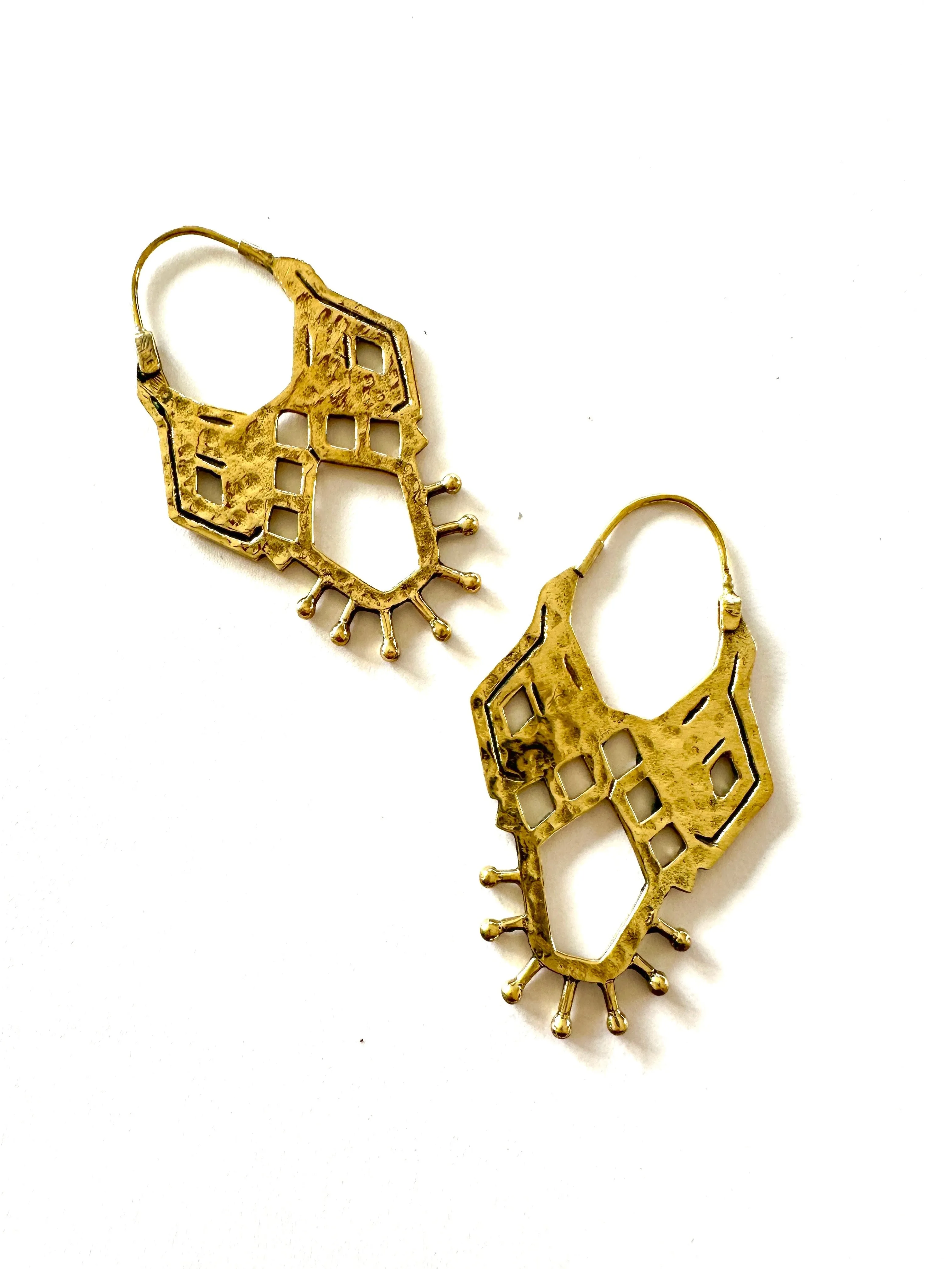 Valini Brass Earring