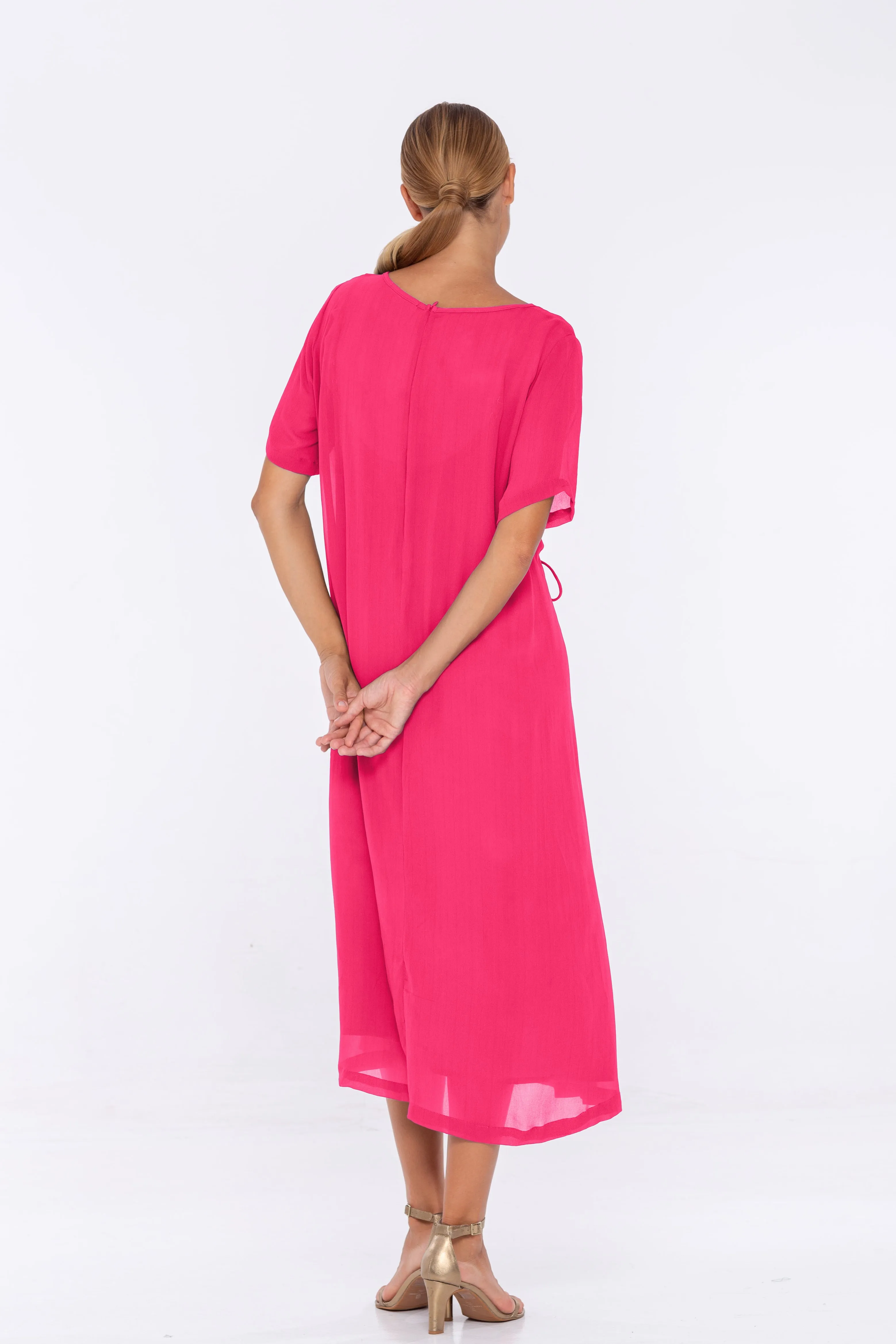 Whisper Dress - Fuchsia Fun