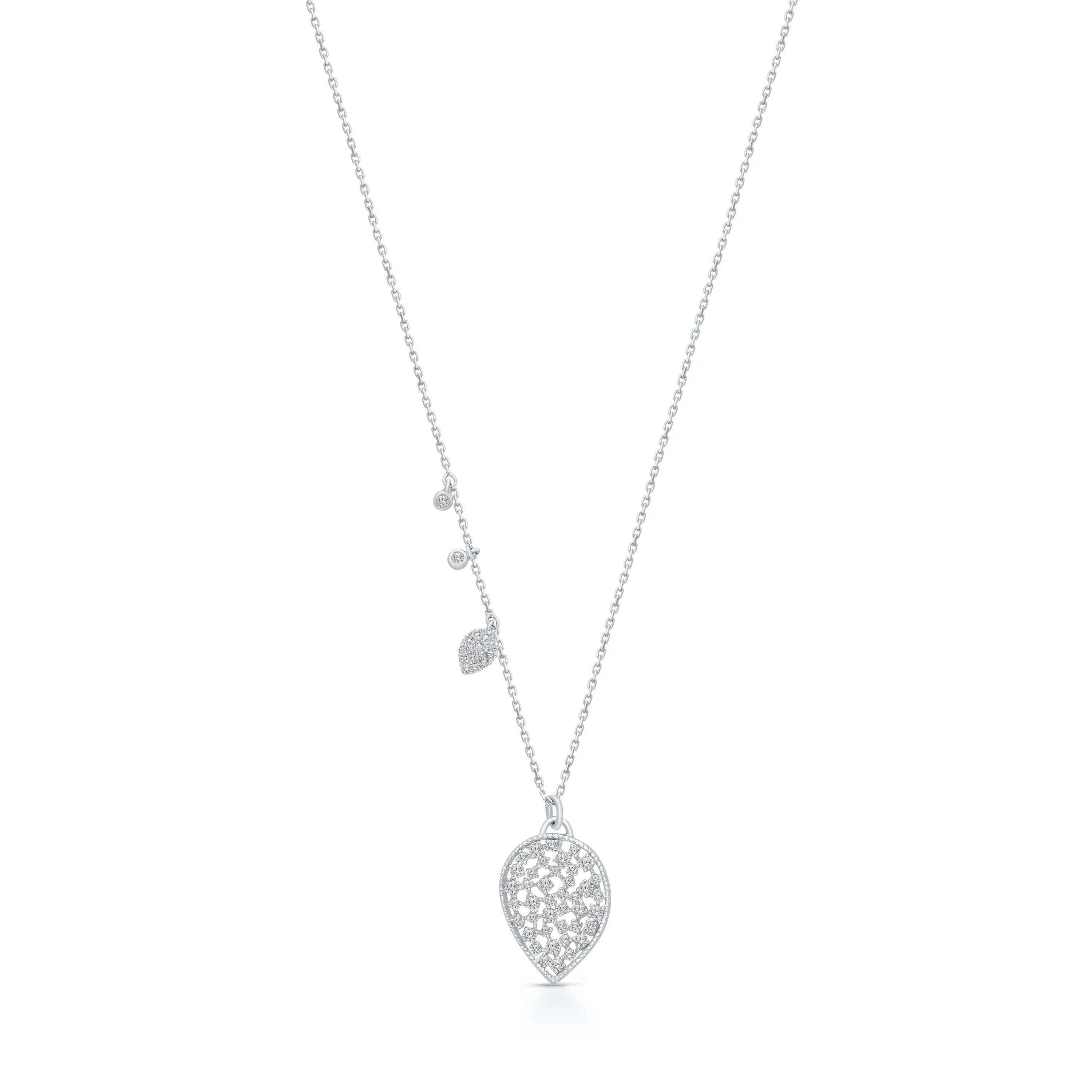 White Gold Diamond Eternal Necklace