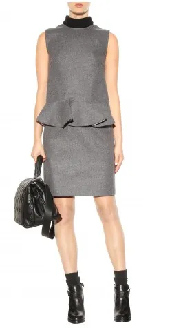 Wool-blend Valace Dress